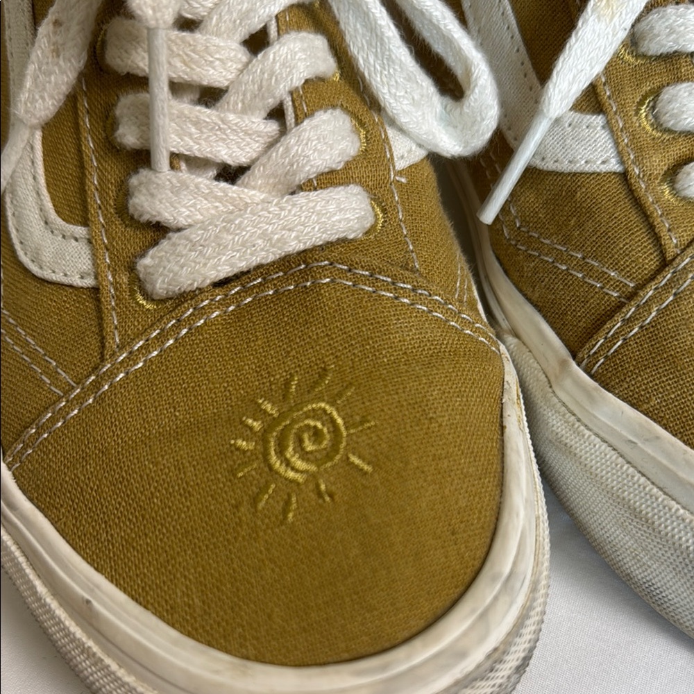 Vans Ochre Sneakers with White Accents - Picture 3 of 4